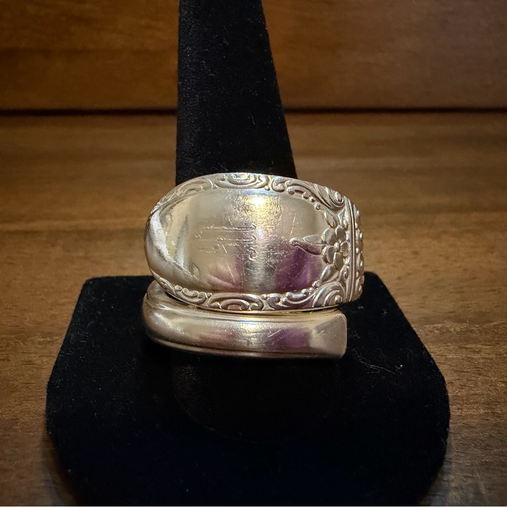 Handmade Spoon Ring Size 14